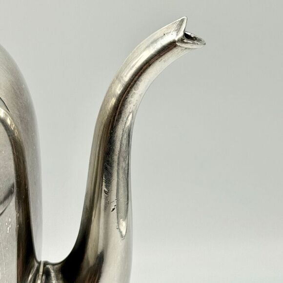 F B Rogers Silver Co. Silver Plated Vintage 19th Century Tea Pot #2670 - Picture 6 of 13